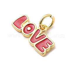 Messing Emaille Anhänger / charms&nbsp;KK-A268-10G-02