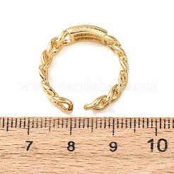 Offene Manschettenringe aus Messing für Damen&nbsp;RJEW-A098-03G