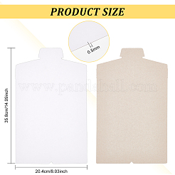Tabelloni del pacchetto camicia di carta kraft&nbsp;LS-DIY-WH0399-56