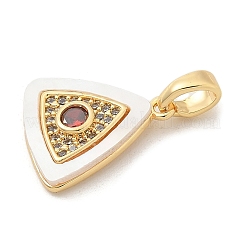 Pendenti in ottone con micro pavé di zirconi&nbsp;KK-M303-02G-10
