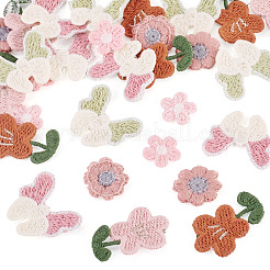 30 stücke 6 arten blume computerized stickerei tuch eisen auf patches&nbsp;PATC-TA0001-36A