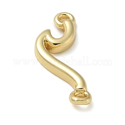 Gestellplattierung Messing wellenförmige Verbinder Verbindungsstück Charms&nbsp;KK-K392-31G