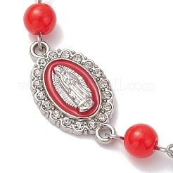 Braccialetti a maglie in lega di zinco smaltata&nbsp;BJEW-JB12751-02