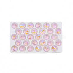 Facettierte Glasanhänger mit spitzer Rückseite&nbsp;EGLA-N006-047