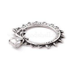 Pendenti in acciaio inossidabile 304 in stile tibetano&nbsp;STAS-P305-24AS