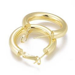 Orecchini a cerchio in ottone&nbsp;EJEW-I250-01B