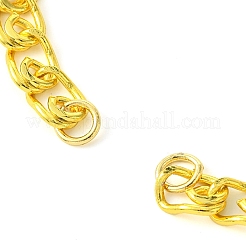 Realizzazione di braccialetti a catena intrecciata in ottone con placcatura a cremagliera&nbsp;KK-G501-03C-G