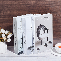 3 livre de simulation de modèle en papier de 3 styles&nbsp;AJEW-UN0003-14