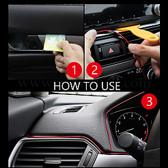 Moldura interior del coche&nbsp;AJEW-GF0001-57C