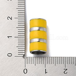 Emailleperlen aus 304 Edelstahl&nbsp;STAS-D014-29P