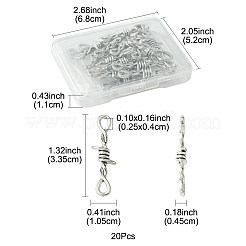 Fascini del connettore della lega di stile tibetano 20pcs&nbsp;FIND-FS0003-30