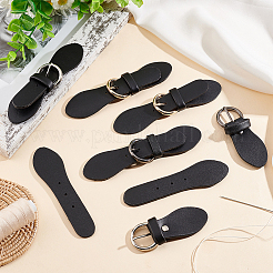 6 set 3 fibbie in pelle nera&nbsp;FIND-FG0002-23
