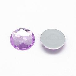 Cabochon posteriori con strass acrilici&nbsp;GACR-Q008-14mm-12