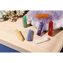 7 decorazione per display con pietre preziose naturali&nbsp;WG16210-01