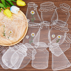 Geschirr-Thema wasserdichte selbstklebende Stempel-Aufkleber-Sets&nbsp;DIY-WH20014-04C