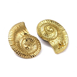 Orecchini a bottone in acciaio inossidabile 304&nbsp;EJEW-M250-02A-G