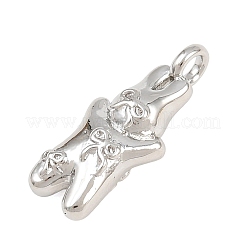 Messing Anhänger & Charms&nbsp;KK-CBA0565-03P