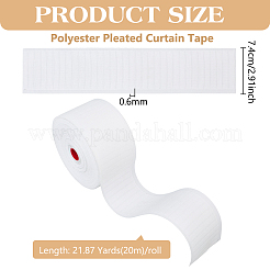 20 m Polyester-Plissee-Vorhangband&nbsp;DIY-BC0015-97C