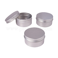 Barattoli rotondi in alluminio da 80 ml&nbsp;CON-WH0002-80ml