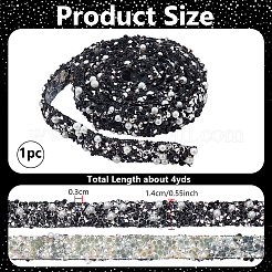 Harzperle mit Hotfix-Strass für DIY-Kleidung&nbsp;DIY-WH0888-598A