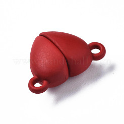 Fermoirs magnétiques en alliage peint par pulvérisation avec boucles&nbsp;PALLOY-T080-19A-07-NR