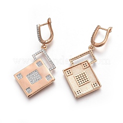 Kits de bijoux en laiton avec zircone cubique de micro pave&nbsp;SJEW-F189-07KCG