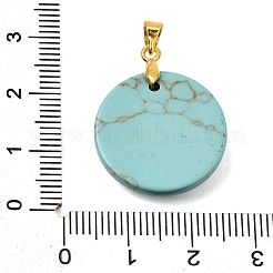 Pendentifs de turquoise synthétique&nbsp;GG-CBA260E-03G-13