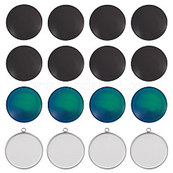 10 pz 304 ciondolo cabochon in acciaio inox&nbsp;DIY-TA0015-76A