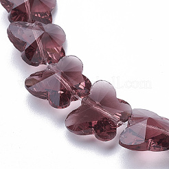 Perles en verre transparentes&nbsp;GLAA-Q066-10mm-B04