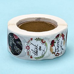 Adesivi di carta autoadesivi a tema grazie da 1 pollice&nbsp;DIY-K027-B04
