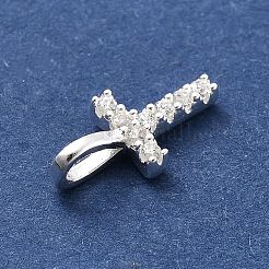 925 dijes de plata de primera ley con circonitas.&nbsp;STER-Q004-01T-S