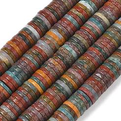 Natur Ozean Jaspis Perlen Stränge&nbsp;G-G329-B08-8x1mm