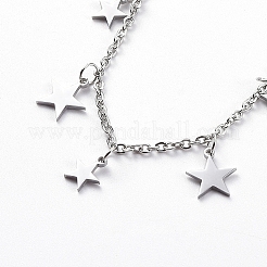 Colliers pendentifs en acier inoxydable 304 anti-ternissement&nbsp;X-NJEW-G334-06P