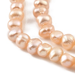 Brins de perles de culture d'eau douce naturelles&nbsp;PEAR-A006-07C
