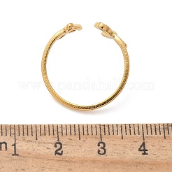 Manschettenringe mit Schleife aus Edelstahl 304&nbsp;RJEW-H246-01G-01