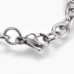 Anlaufgeschützte Ankerkettenarmbänder aus Edelstahl 304&nbsp;BJEW-P239-05