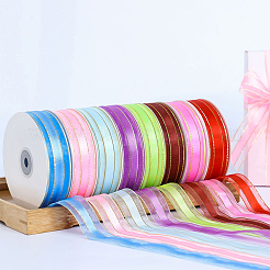 1 rouleau de rubans d'organza de couleur unie&nbsp;ORIB-CY0001-03E