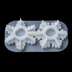 Weihnachten Schneeflocke DIY Kerzenhalter Silikonformen&nbsp;LS-DIY-F144-03