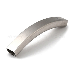 Anlaufgeschützte 304 Edelstahl-Rohrperlen&nbsp;STAS-Z045-05C-P