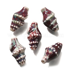 Abalorios de porcelana hechas a mano&nbsp;X-PORC-H013-03