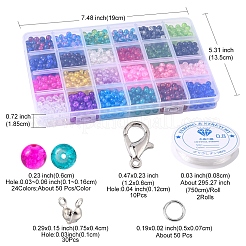 Kits de fabricación de collar de pulsera de cuentas de diy bling&nbsp;DIY-FS0003-17