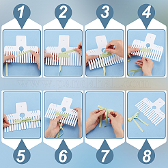 2 Stück Strickwerkzeuge aus Kunststoff mit Schleife in 2 Stilen&nbsp;DIY-PH0021-49