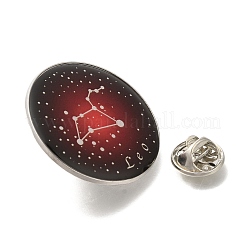 Zwölf konstellation kreative legierung abzeichen konstellation broschen&nbsp;LS-JEWB-S033-01P-E