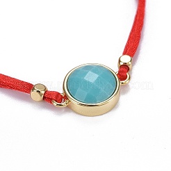 Bracciali in nylon con bretelle regolabili&nbsp;BJEW-JB04208-M
