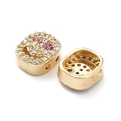 Perline zirconi micro pave  in ottone&nbsp;KK-M241-01N