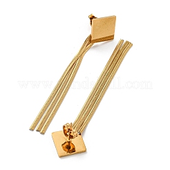 Orecchini pendenti in acciaio inossidabile dorato 304 con placcatura ionica (ip)&nbsp;EJEW-D083-11A