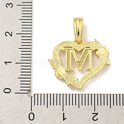 Pendentifs en laiton de coeur&nbsp;KK-I714-04G-M