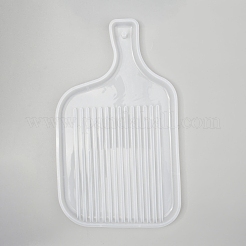 Rechteck mit Streifengriff Essteller Silikonformen&nbsp;DIY-L021-55