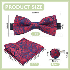 1 Beutel Polyester-Fliege für Herren&nbsp;AJEW-HY0002-40A