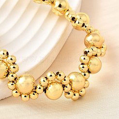 Messingperlenarmbänder für Frauen&nbsp;BJEW-D317-04G